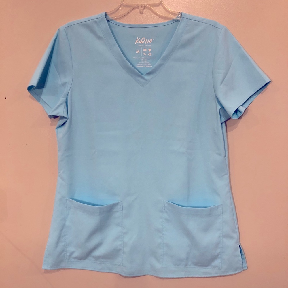 Barco KD110 Women’s Scrub Top Baby Blue Medium